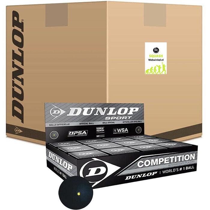 6x Dunlop Squashball Competition 12x - Squashwebwinkel