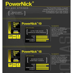 Ashaway PowerNick 19 9 mtr. - Squashwebwinkel