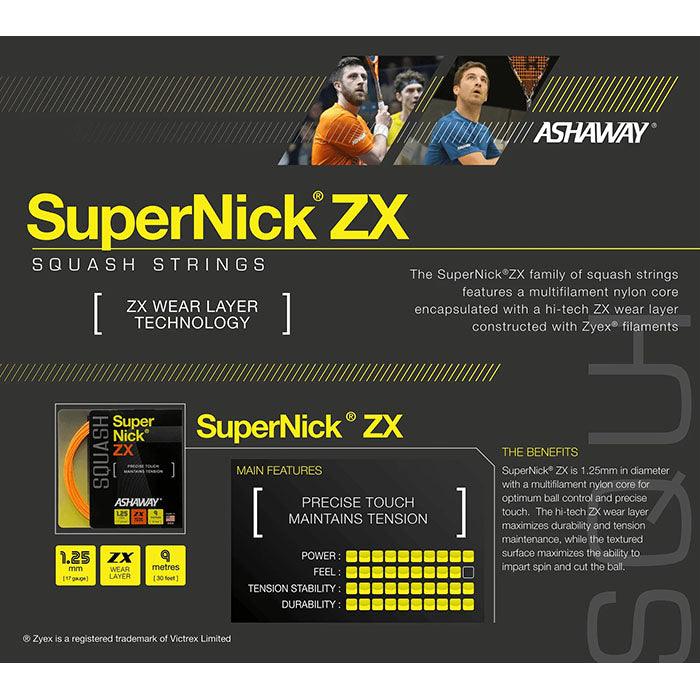 Ashaway SuperNick ZX 110 mtr. - Squashwebwinkel