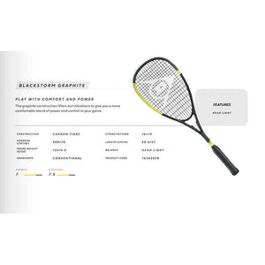 Dunlop Blackstorm Graphite (2023) - Squashwebwinkel