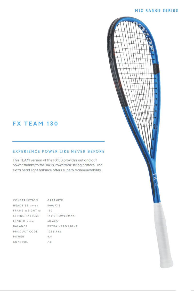 Dunlop FX Team 130 (2024) - Squashwebwinkel