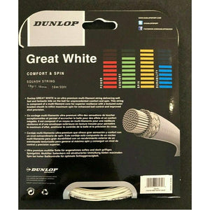 Dunlop Great White 1.18 9 mtr. - Squashwebwinkel