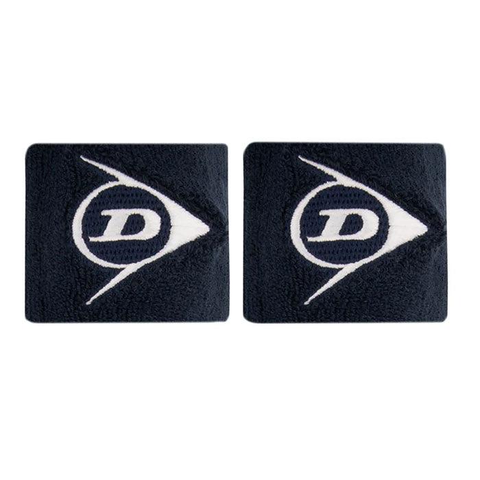 Dunlop polsbandje 8 cm 2x donkerblauw - Squashwebwinkel