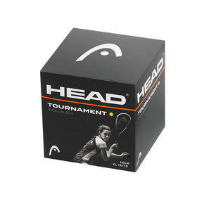 Head squashbal Tournament geel 1x - Squashwebwinkel