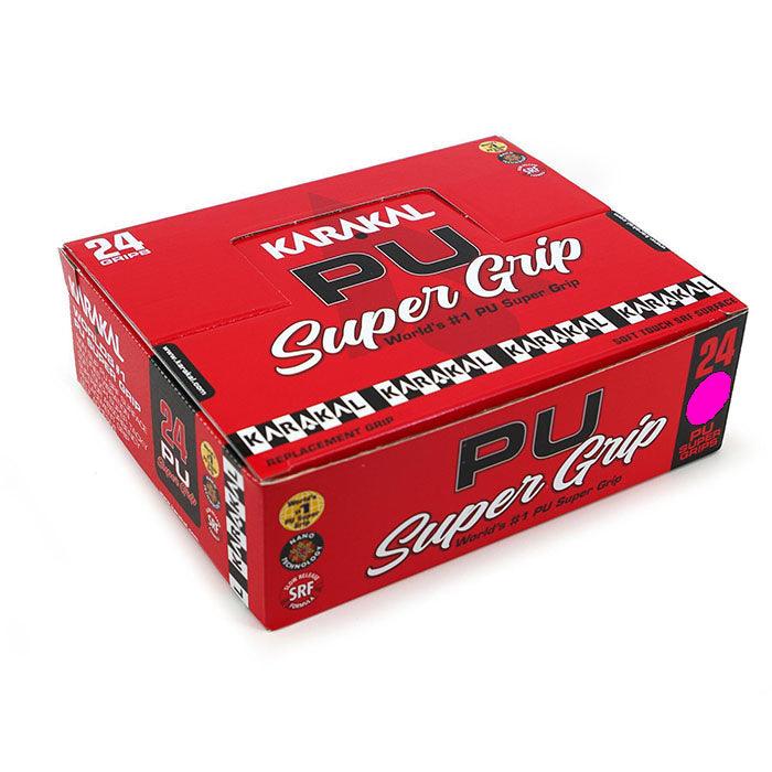 Karakal PU Supergrip pink 24x box - Squashwebwinkel