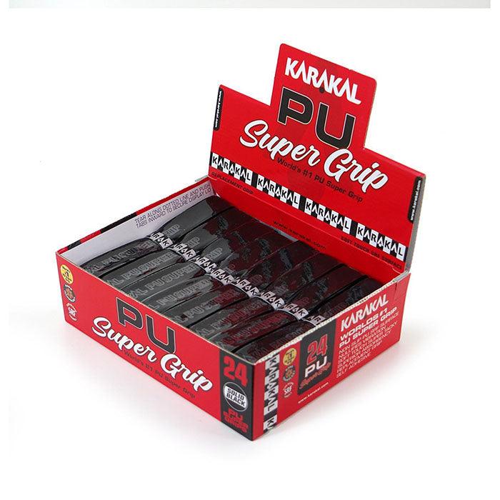 Karakal PU Super grip zwart 24x box - Squashwebwinkel