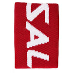 Salming zweetband XL 11 cm. rood / wit - Squashwebwinkel