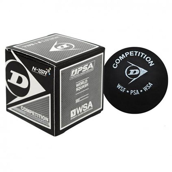 Dunlop Squashball (6x) Comp (enkel gele stip) - Squashwebwinkel