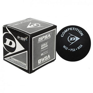 Dunlop Squashball (3x) Competition (enkel gele stip) - Squashwebwinkel