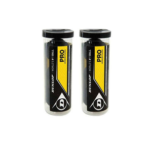 Dunlop Squashball Pro (2 x 3 in Tube) - Squashwebwinkel