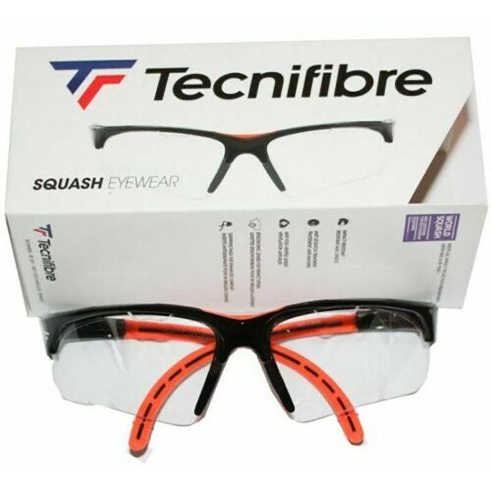 Tecnifibre Absolute Squashbril zwart-oranje - Squashwebwinkel