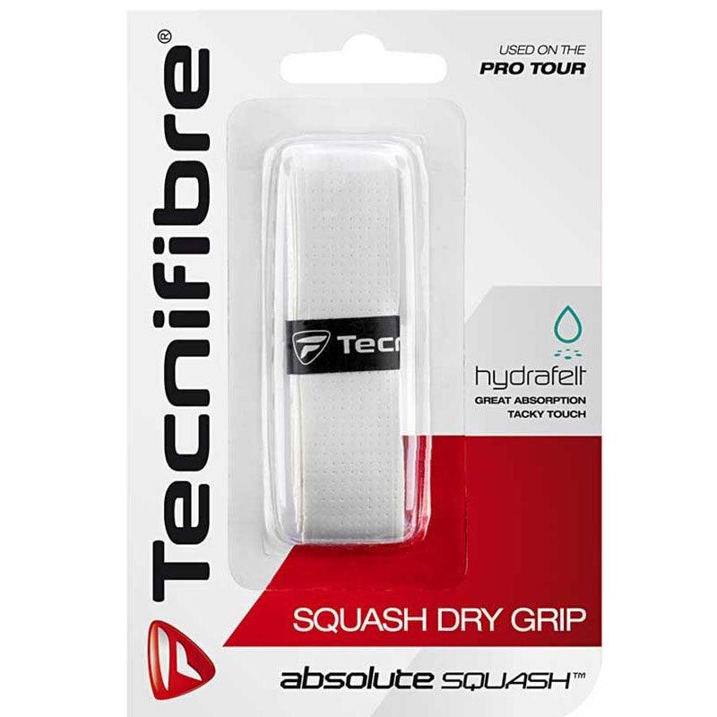 Tecnifibre Squash Dry Grip wit - Squashwebwinkel