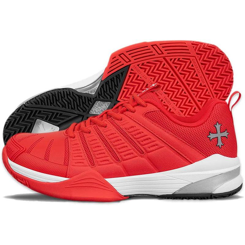 Teuton All-Court AC1 squashschoenen rood - Squashwebwinkel