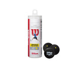 Wilson squashbal gele stip (3x tube) - Squashwebwinkel