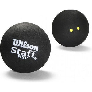 Wilson squashbal dubbel gele stip (3x) - Squashwebwinkel